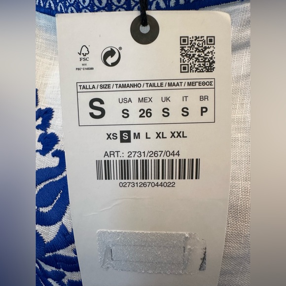 Zara embroidered skirt NWT - Picture 5 of 6